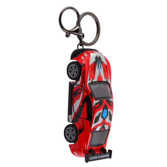 Брелок, Red car, 9,5 см, металл, пластик, КОКОС, 261422