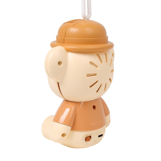 Вентилятор, Teddy, 4 вида, пластик, 9,3*6,7*12,4 см, шнурок, КОКОС, 261365