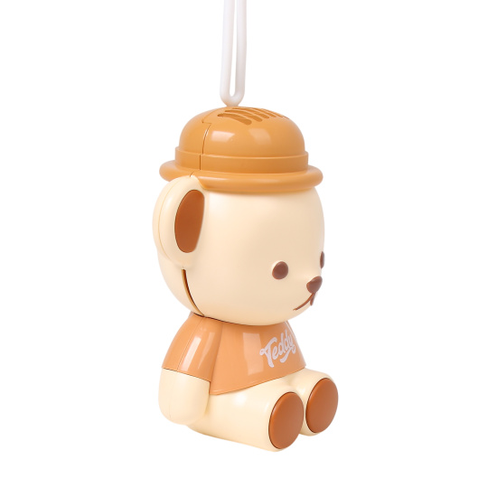 Вентилятор, Teddy, 4 вида, пластик, 9,3*6,7*12,4 см, шнурок, КОКОС, 261365