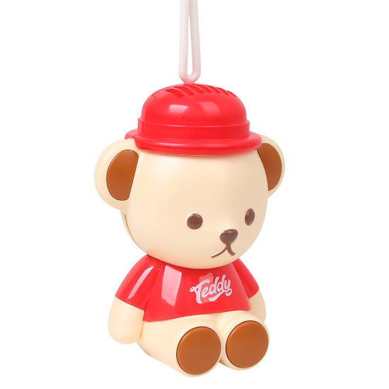 Вентилятор, Teddy, 4 вида, пластик, 9,3*6,7*12,4 см, шнурок, КОКОС, 261365