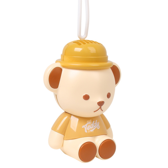 Вентилятор, Teddy, 4 вида, пластик, 9,3*6,7*12,4 см, шнурок, КОКОС, 261365