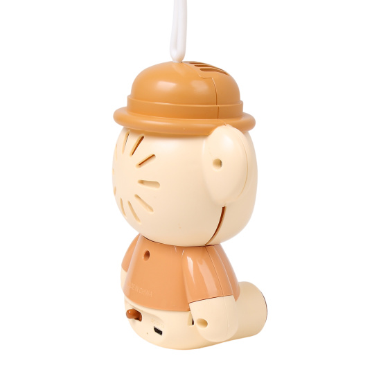 Вентилятор, Teddy, 4 вида, пластик, 9,3*6,7*12,4 см, шнурок, КОКОС, 261365