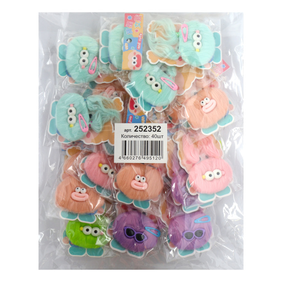 Значок, ткань, ассорти 5 видов, 70 мм, КОКОС, 252352