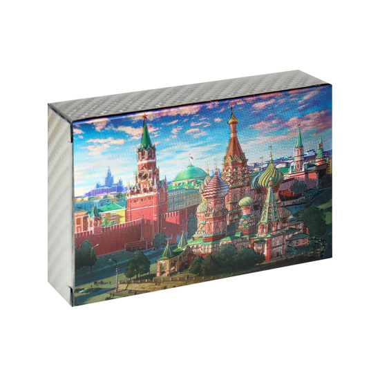 Карты игральные Столица 54шт серебристые пластик Миленд ИН-7652