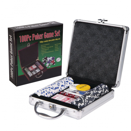 Игра настольная Набор для покера 21*21*7см 4712 чемодан