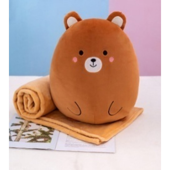 Плед игрушка Bear 110*160см, цвет коричневый КОКОС 211410