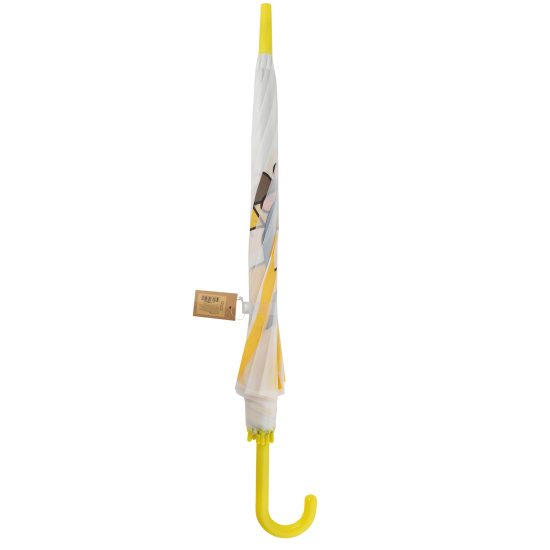 Зонт, механический, полиэстер, диаметр Ø 92 см, высота 75 см, трость, ассорти 4 вида, Фрукты, КОКОС, 250645