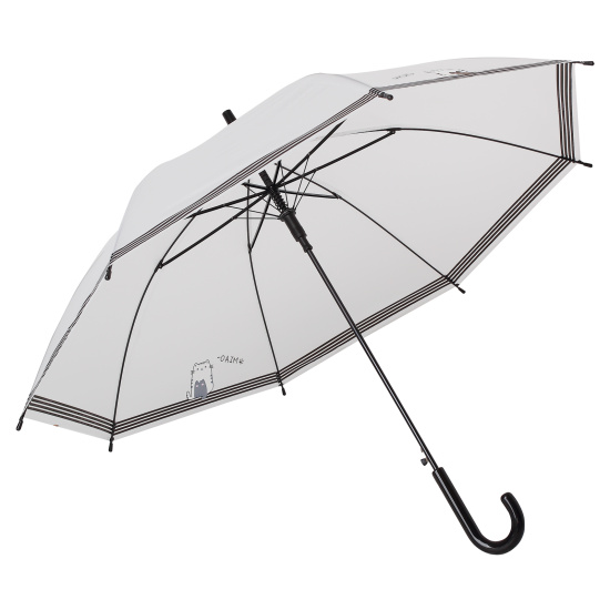 Зонт, механический, полиэстер, диаметр Ø 92 см, высота 75 см, трость, Котик, КОКОС, 250651