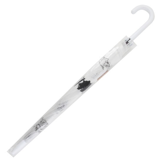 Зонт, механический, ПВХ, диаметр Ø 92 см, высота 75 см, трость, ассорти 2 вида, Кошки, КОКОС, 250654