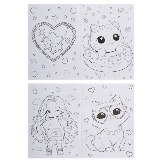 Раскраска, А5, 8 листов, КОКОС, Для девочек, 253971