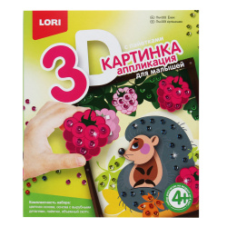 Картина из пайеток 19*22см Lori Ёжик Пм-008