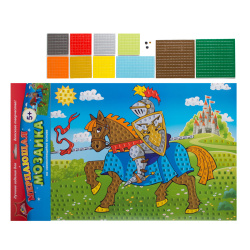 Мозаика ЕVA мерцающая А4 (25*34,5см) Рыцарь С1573-47