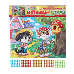 Мозаика стразами А5 (19*26см) Принцесса в зимней сказке М-7031