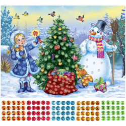 Мозаика стразами А5 (19*26см) Союзмультфильм Маугли М-6487