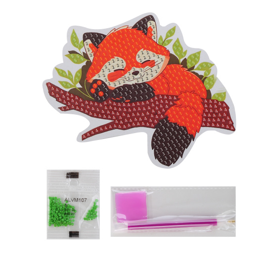 Мозаика алмазная 90*90мм Магниты Котенок Фрея ALVM-016