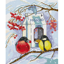Мозаика алмазная, 25*30 см, выкладка полная, холст, Угощайся, друг!, Фрея, ALVR-123