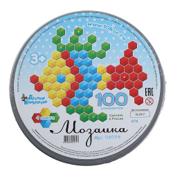 Мозаика 100 фишек d-20см 02074