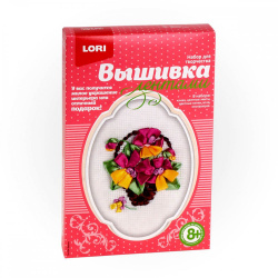 Вышивка лентами Виолы Лн-004