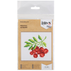 Вышивка мулине, 5 предметов, Рябинка, Klart, 12-041