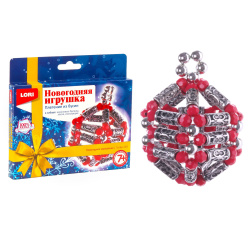 Плетение из бусин Игрушки Новогоднее украшение Пз/Бус-003