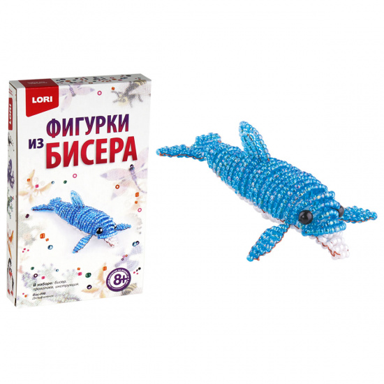 Плетение из бисера Фигурки Дельфиненок Бис-050