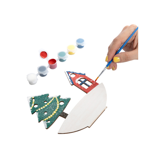 Набор для творчества, Декор своими руками, Волшебная деревня, дерево, подсветка, Десятое Королевство, 05807