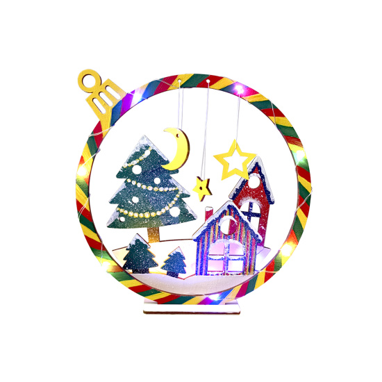 Набор для творчества, Декор своими руками, Волшебная деревня, дерево, подсветка, Десятое Королевство, 05807