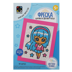 Фреска из песка Звездочка Аниме 5 цветов Фантазёр 407403