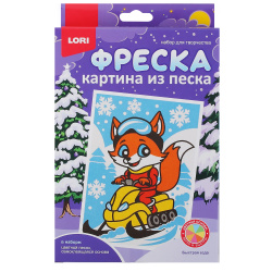 Фреска из песка, Быстрая езда, 7 цветов, Lori, Пз/ф-050