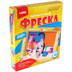 Фреска песком Любопытный котенок Кп-022