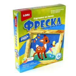 Фреска песком Пятнистый олененок Кп-020