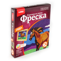 Фреска песком Степной скакун Кп-029