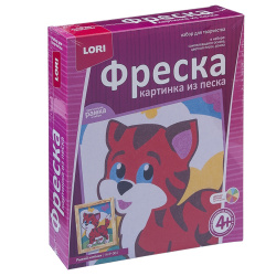 Фреска песком Рыжий котенок КпР-001