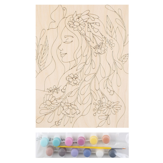 Набор для росписи Цветочные мечты дерево Lori Фр-004