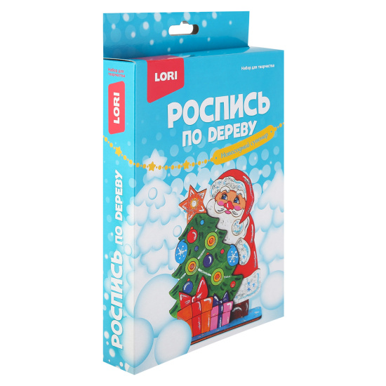 Набор для росписи, Новогодний сувенир, Дед Мороз, дерево, Lori, Фнн-052