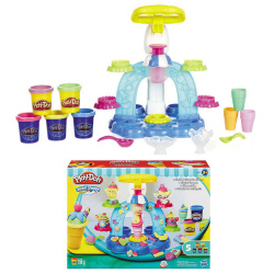Масса для лепки 5цв по 39,2гр 8детал Play-Doh Фабрика мороженого В0306 сирен, роз, зел, син, желт