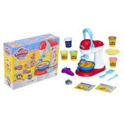 Масса для лепки 5цв по 50гр 8детал Play-Doh Миксер для конфет E0102 беж,зел,красн,бел,желт