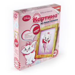 Раскраска пластилином Картина Disney Кошка Мари Пкд-007