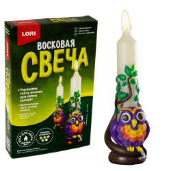 Набор Восковая свеча Лесной филин Св-008