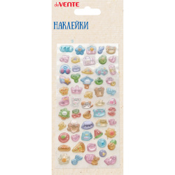 Наклейки эпоксидные ПВХ 9*17,5см deVENTE Мишки и друзья 8132550