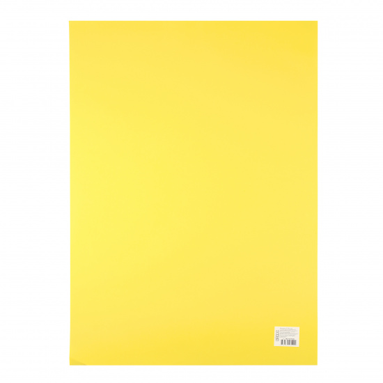 Фоамиран 50*70 см, 1,0 мм, 1 лист, желтый КОКОС 183713-Y109