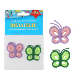 Декор вязаный Бабочки 2шт С3303-01