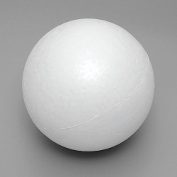 Пенопластовая заготовка Шар 1 шт, d-20 см, цвет белый, пакет ОПП КОКОС 183182