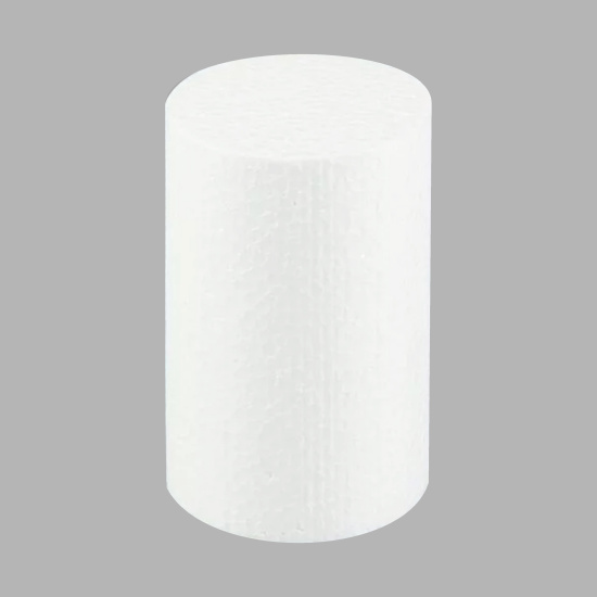 Пенопластовая заготовка Цилиндр 1 шт, 9*3 см, цвет белый КОКОС 209698