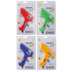 Клеевой пистолет, диаметр клеевого стержня 7 мм, мощность 20 Вт, Mazari, M-4849