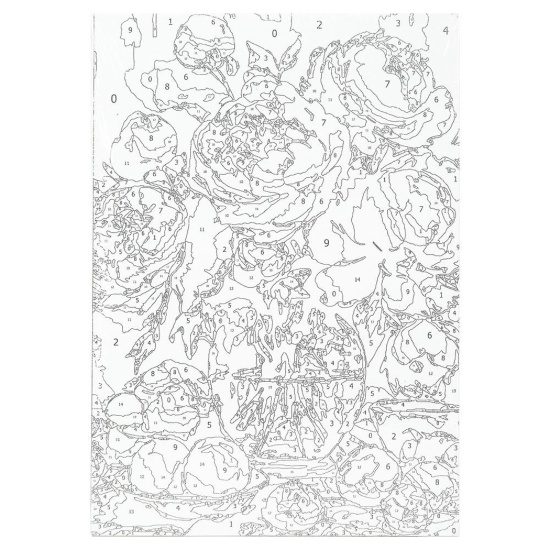 Картина по номерам, 20*28,5 см, картон, MULTI ART, 389858