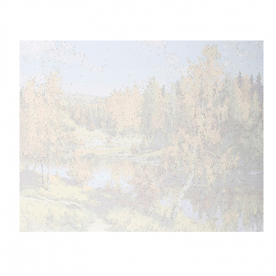 Картина по номерам 40*50 см, цветной холст, на подрамнике Прищепа Золотая осень Molly KK0771