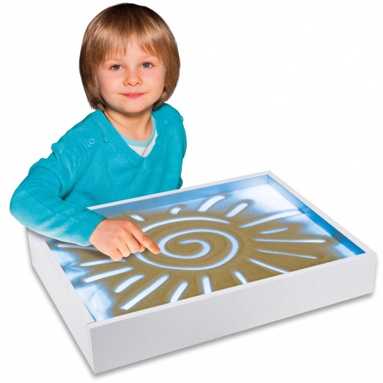 Набор для рисования песком Детский столик Десятое Королевство разноцветная подсветка 03837