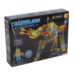 Конструктор пластик светодиодный CRYSTALAND 3 в 1 Трансформер 213дет SM324196