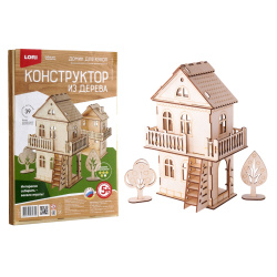 Конструктор сборные модели дерев Кукольный домик Фн-010